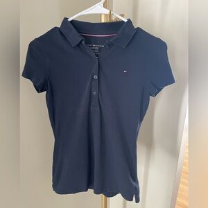 Tommy Hilfiger Navy Polo Shirt Classic Fit XXS